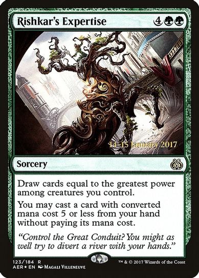 Rishkar's Expertise (123) [Prerelease Cards]
