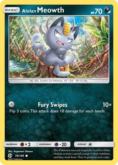 Alolan Meowth (78/149) [Sun & Moon: Base Set]