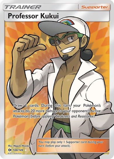 Professor Kukui (Full Art) (148/149) [Sun & Moon: Base Set]