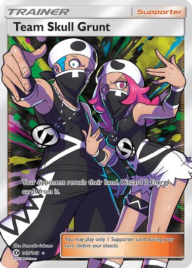 Team Skull Grunt (Full Art) (149/149) [Sun & Moon: Base Set]