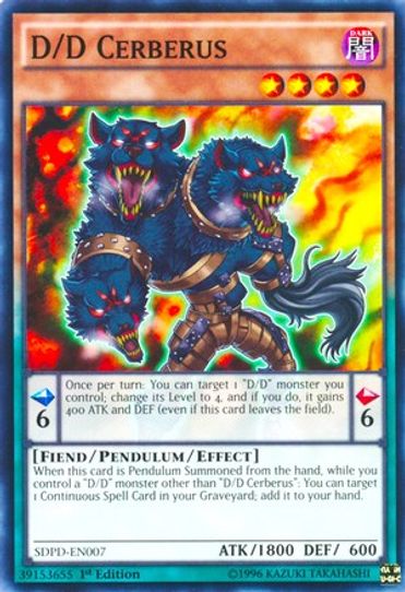 D/D Cerberus (SDPD-EN007) [Structure Deck: Pendulum Domination]