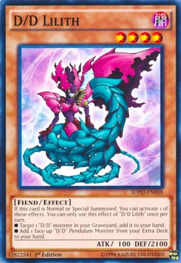 D/D Lilith (SDPD-EN008) [Structure Deck: Pendulum Domination]