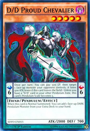 D/D Proud Chevalier (SDPD-EN015) [Structure Deck: Pendulum Domination]
