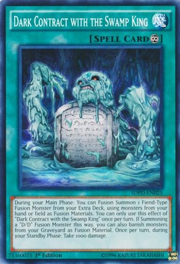 Dark Contract with the Swamp King (SDPD-EN025) [Structure Deck: Pendulum Domination]