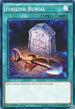 Foolish Burial (SDPD-EN027) [Structure Deck: Pendulum Domination]
