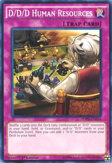 D/D/D Human Resources (SDPD-EN034) [Structure Deck: Pendulum Domination]