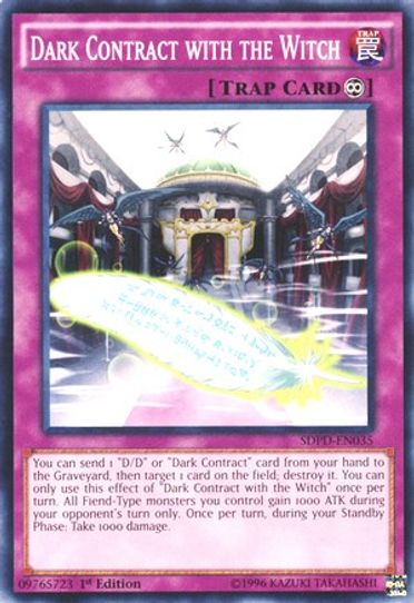Dark Contract with the Witch (SDPD-EN035) [Structure Deck: Pendulum Domination]