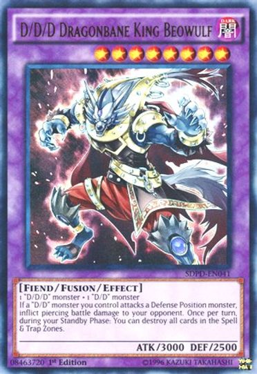 D/D/D Dragonbane King Beowulf (SDPD-EN041) [Structure Deck: Pendulum Domination]