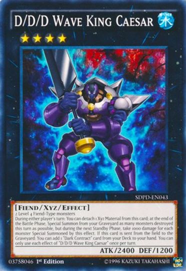 D/D/D Wave King Caesar (SDPD-EN043) [Structure Deck: Pendulum Domination]