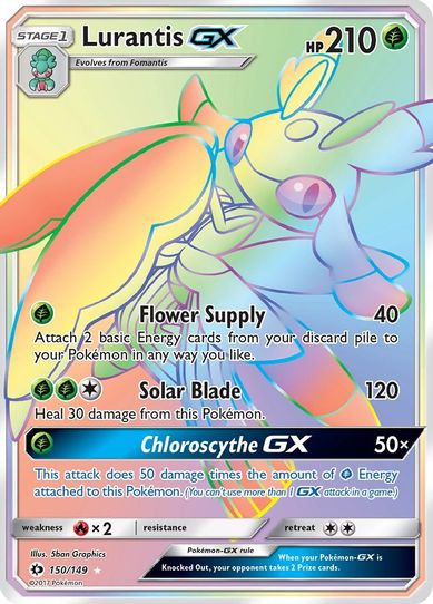 Lurantis GX (Secret) (150/149) [Sun & Moon: Base Set]