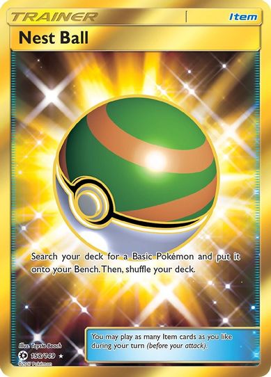Nest Ball (Secret) (158/149) [Sun & Moon: Base Set]