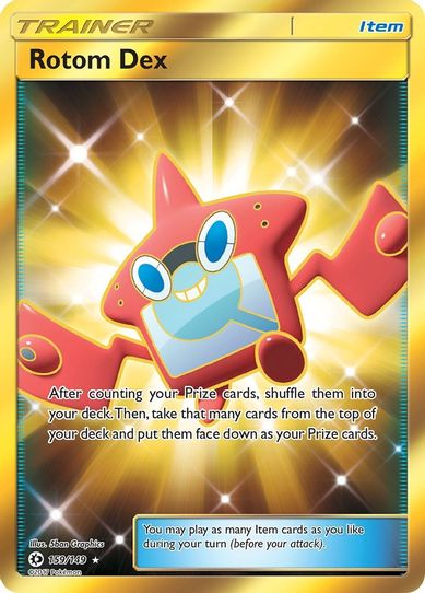 Rotom Dex (Secret) (159/149) [Sun & Moon: Base Set]