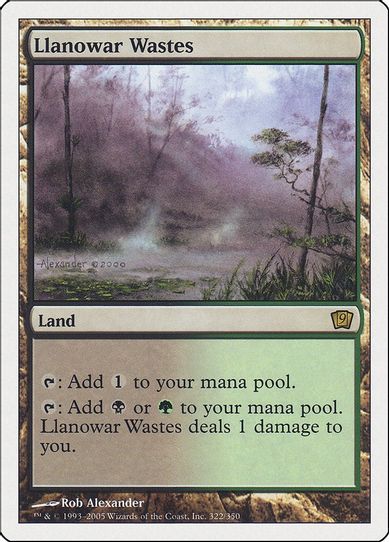 Llanowar Wastes (322) [9th Edition]