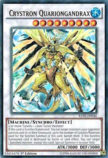 Crystron Quariongandrax (RATE-EN046) [Raging Tempest]