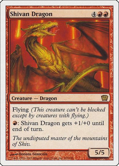 Shivan Dragon (221) [9th Edition]