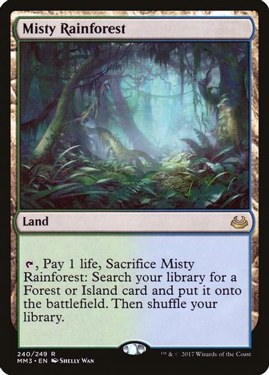Misty Rainforest (240) [Modern Masters 2017]