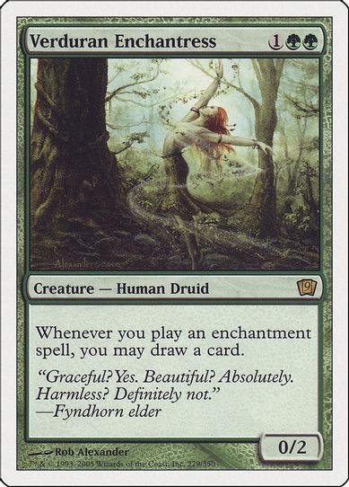 Verduran Enchantress (279) [9th Edition]