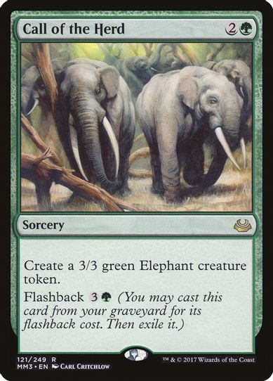 Call of the Herd (121) [Modern Masters 2017]