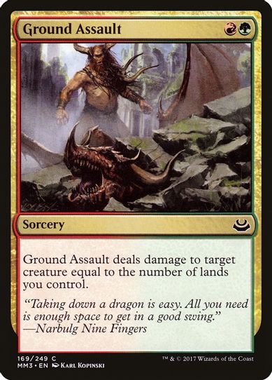 Ground Assault (169) [Modern Masters 2017]