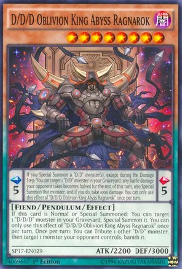 D/D/D Oblivion King Abyss Ragnarok (SP17-EN029) [Star Pack - Battle Royal]