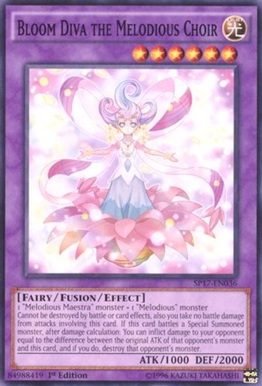 Bloom Diva the Melodious Choir (Starfoil) (SP17-EN036) [Star Pack - Battle Royal]