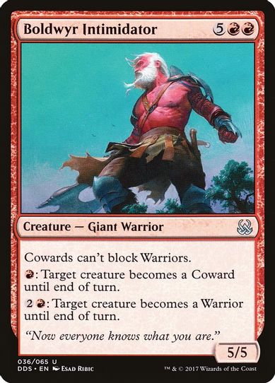 Boldwyr Intimidator (36) [Duel Decks: Mind vs. Might]