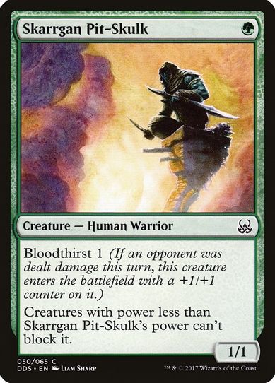 Skarrgan Pit-Skulk (50) [Duel Decks: Mind vs. Might]