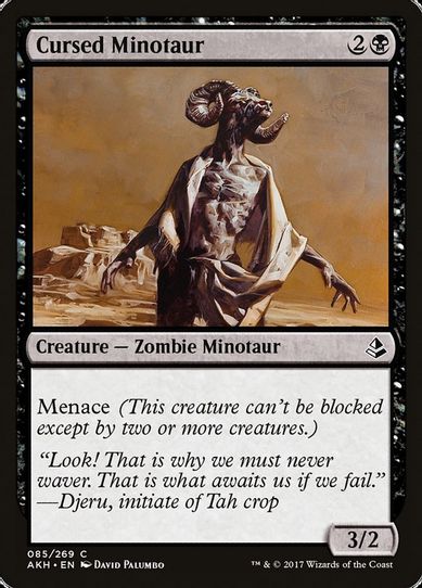 Cursed Minotaur (85) [Amonkhet]