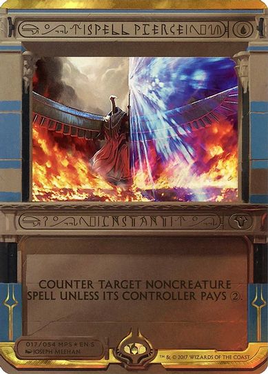 Spell Pierce (17) [Masterpiece Series: Amonkhet Invocations]