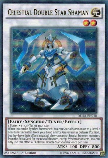 Celestial Double Star Shaman (DUSA-EN018) [Duelist Saga]