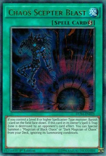 Chaos Scepter Blast (DUSA-EN025) [Duelist Saga]