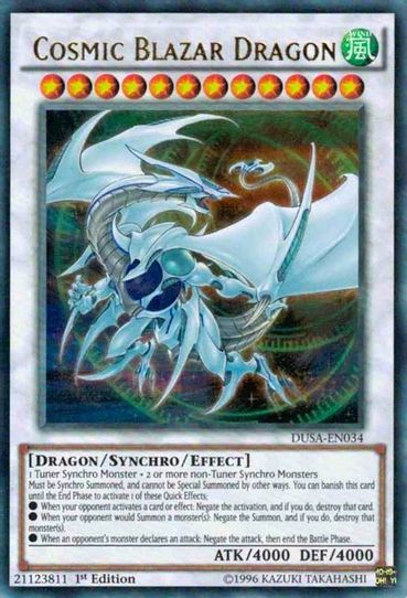 Cosmic Blazar Dragon (DUSA-EN034) [Duelist Saga]