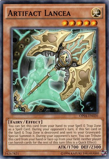 Artifact Lancea (OP04-EN020) [OTS Tournament Pack 4]