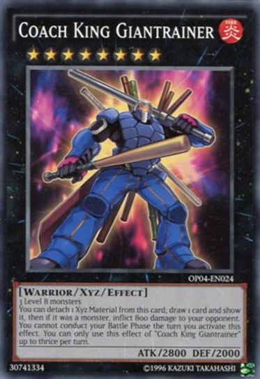 Coach King Giantrainer (OP04-EN024) [OTS Tournament Pack 4]
