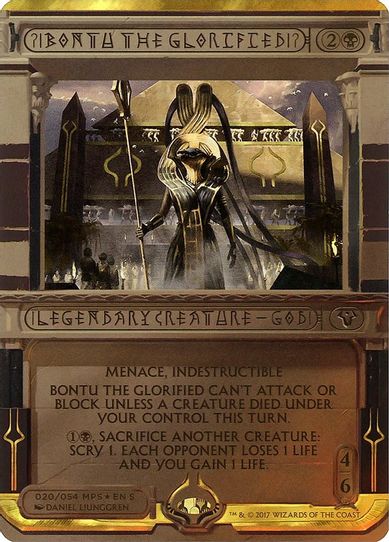Bontu the Glorified (20) [Masterpiece Series: Amonkhet Invocations]