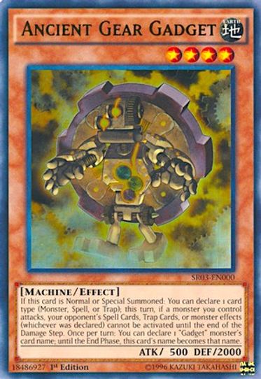 Ancient Gear Gadget (SR03-EN000) [Structure Deck: Machine Reactor]