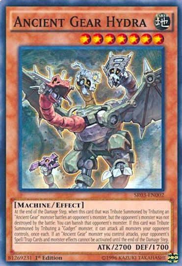 Ancient Gear Hydra (SR03-EN002) [Structure Deck: Machine Reactor]
