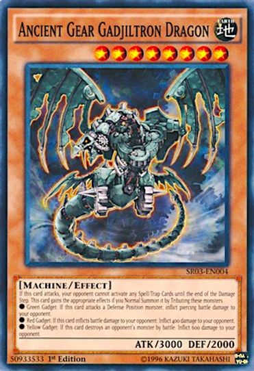 Ancient Gear Gadjiltron Dragon (SR03-EN004) [Structure Deck: Machine Reactor]