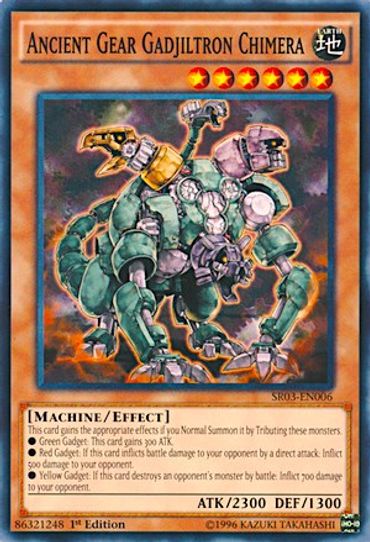 Ancient Gear Gadjiltron Chimera (SR03-EN006) [Structure Deck: Machine Reactor]