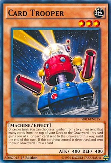 Card Trooper (SR03-EN015) [Structure Deck: Machine Reactor]