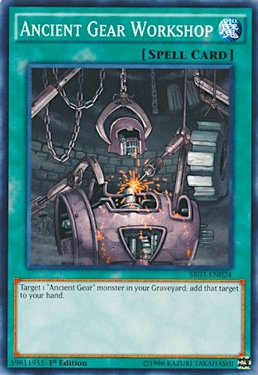 Ancient Gear Workshop (SR03-EN024) [Structure Deck: Machine Reactor]