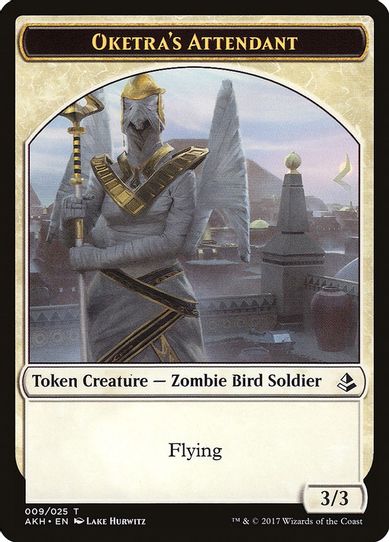 Oketra's Attendant Token (9) [Amonkhet]