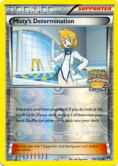 Misty's Determination 104/122 (Regional Championship Promo) [League & Championship Cards]