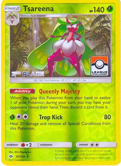 Tsareena 20/149 (League Promo) [2nd Place] [League & Championship Cards]