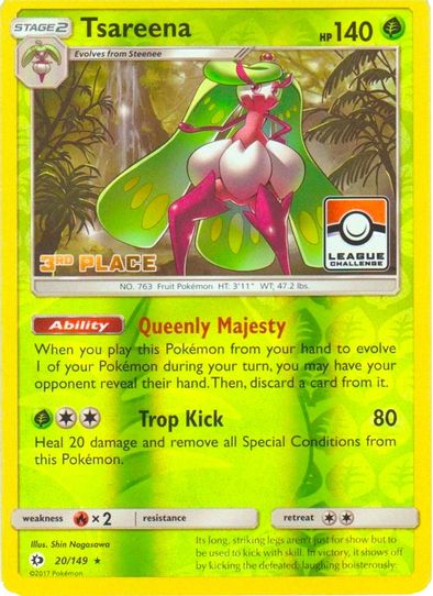Tsareena 20/149 (League Promo) [3rd Place] [League & Championship Cards]