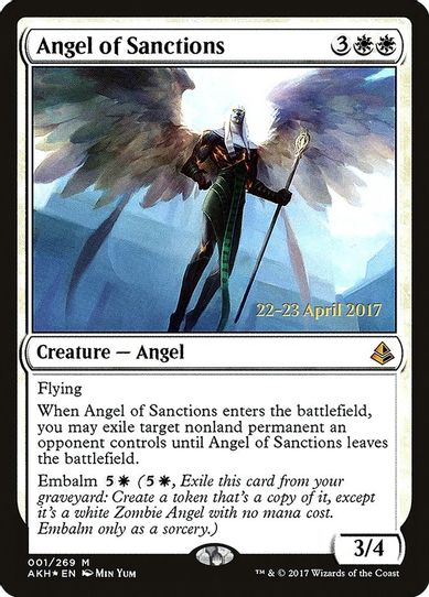 Angel of Sanctions (1) [Prerelease Cards]