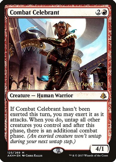 Combat Celebrant (125) [Prerelease Cards]