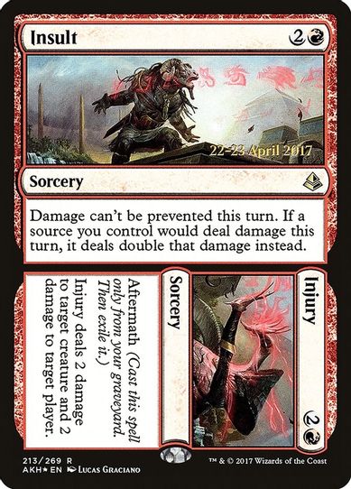 Insult // Injury (213) [Prerelease Cards]