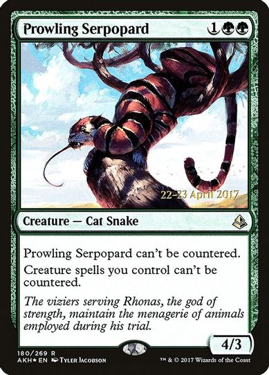 Prowling Serpopard (180) [Prerelease Cards]
