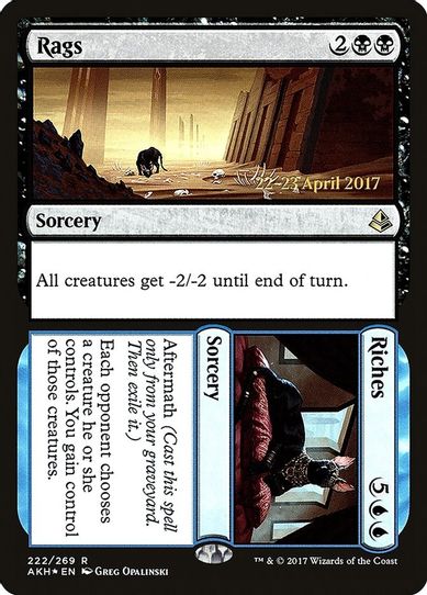 Rags // Riches (222) [Prerelease Cards]